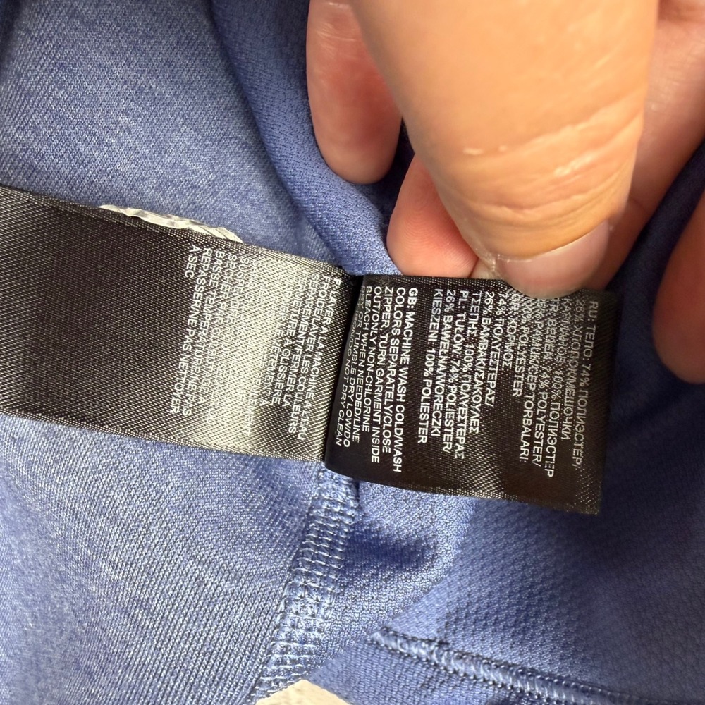 The North Face Hoodie Top Womens L Blue Sleeveless Activewear Outdoors Sports - Picture 11 of 14